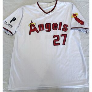 Los Angeles Angels Mike Trout SGA Promo Retro Jersey MLB Size L